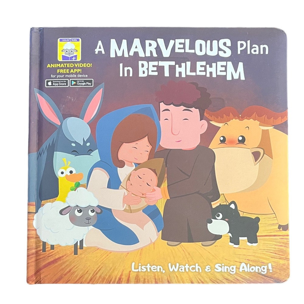 A Marvelous Plan in Bethlehem Interactive Faith Based Children's Board Book